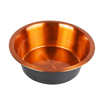 Popular Design Non-Skid Rubber Bottom Stainless Steel Dog Bowl Pet Food Bowl