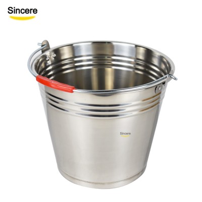 Facoty Wholesale Metal Stainless Steel Water Bucket With Handle