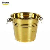 6L Stainless Steel Champagne Ice Bucket Wine Cooler Bucket