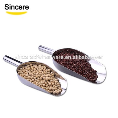 Supermarket Stainless Steel Multipurpose food Scoop Shovel Metal Scoop/Ice Shovel In Different Sizes