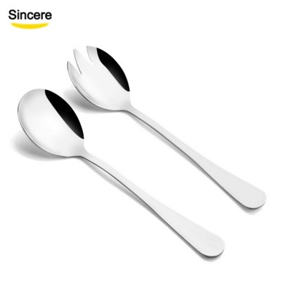 Stainless Steel Fork Spoon Set For Salad Cutlery set Tableware FDA