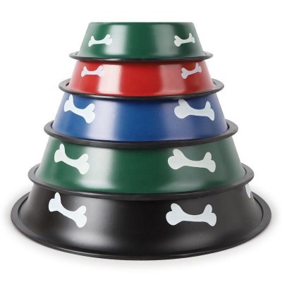 Customized dog bowl stainless steel dog water bowls pet feeder bowl