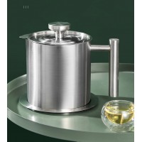 Kitchenware SS304 Stainless Steel Oil Leaking Kettle Oil Strainer Container