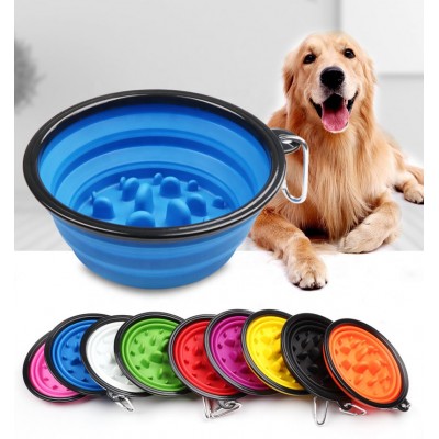 Hot sell Silicone Folding Pet Water Bowl Collapsible Travel Dog Bowl