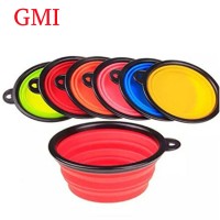 Foldable Expandable Silicone Dog Bowl for Pet Dog Food Water Feeding Portable Travel Dog Bowl